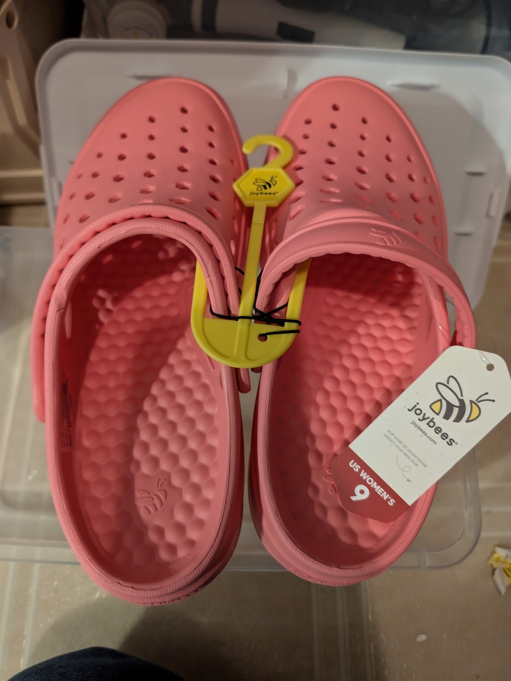 Joybees Women's Pink Slip-On Mules - Lightweight Comfort Clogs